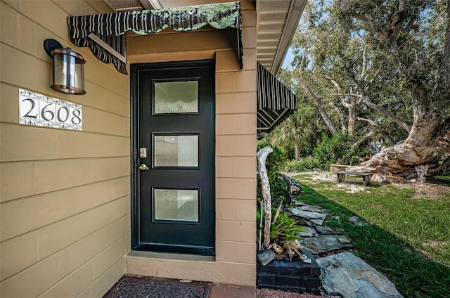 view of entrance to property