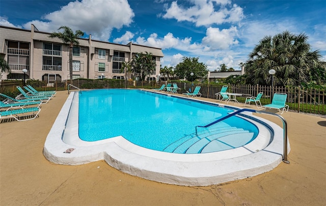 view of pool