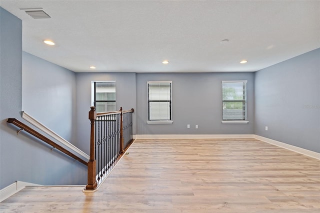 interior space with light wood-type flooring