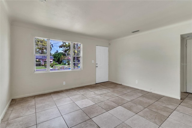 view of tiled empty room