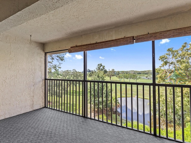 unfurnished sunroom with a healthy amount of sunlight