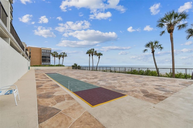 14950 Gulf Blvd Unit 404, Madeira Beach, FL 33708 - surrounding community featuring shuffleboard and a water view