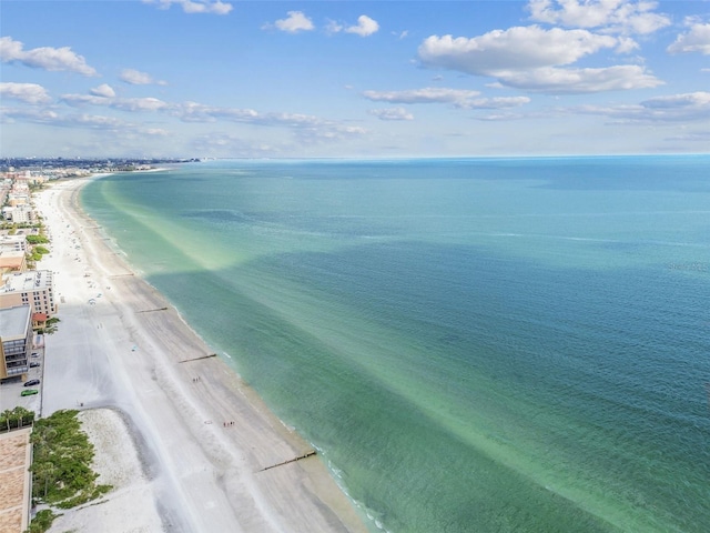 14950 Gulf Blvd Unit 404, Madeira Beach, FL 33708 - aerial view of waterfront with a beach