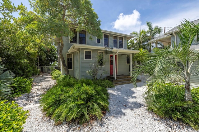 view of front of home