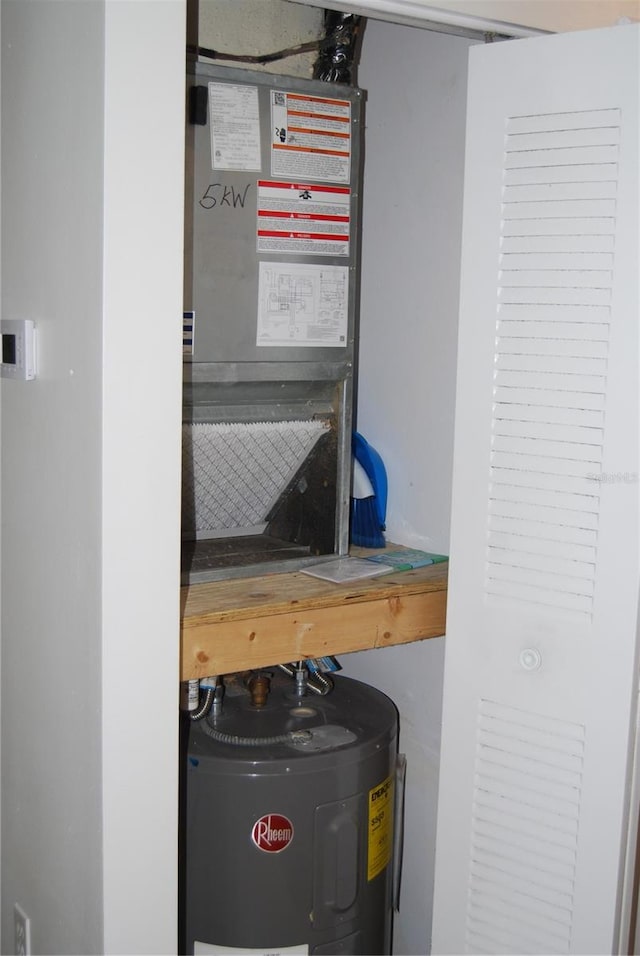 utilities with electric water heater