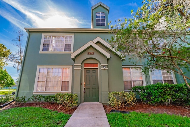 view of front of property with stucco siding