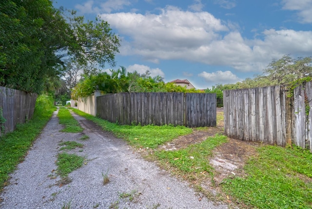 view of yard