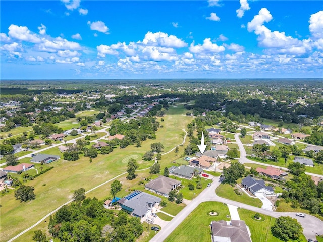 10177 Sunburst Ct, Spring Hill, FL 34608 - birds eye view of property with a residential view