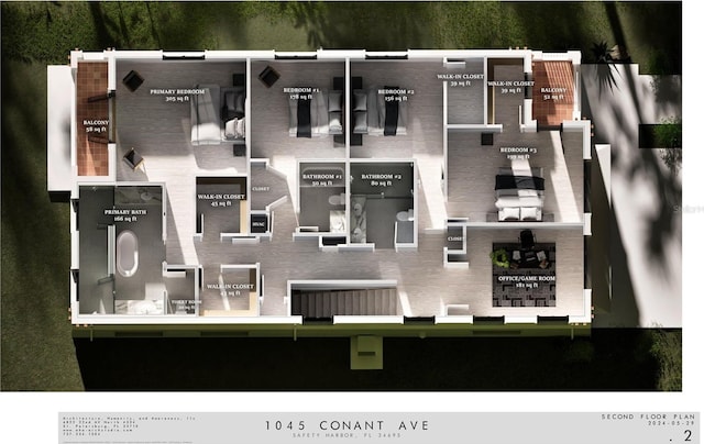 1045 Conant Ave, Safety Harbor, FL 34695 - floor plan
