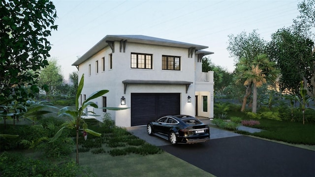 1045 Conant Ave, Safety Harbor, FL 34695 - view of front of property featuring driveway, a garage, and stucco siding
