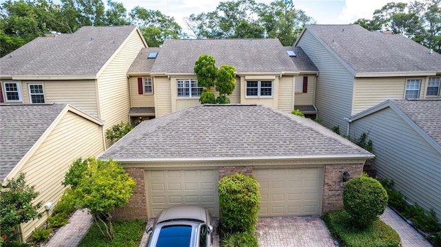 front facade featuring a garage