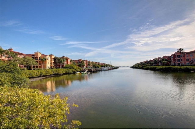 property view of water