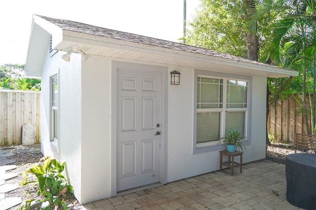 view of outbuilding