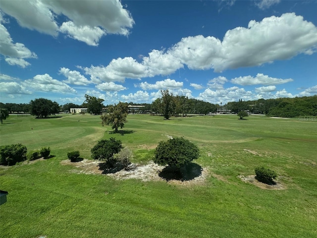 view of community featuring a lawn