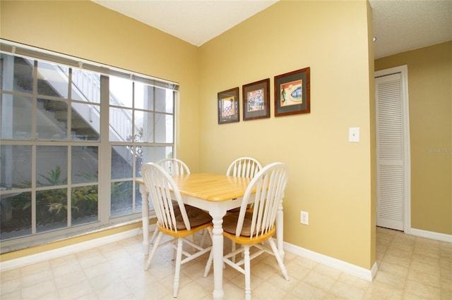 view of dining area