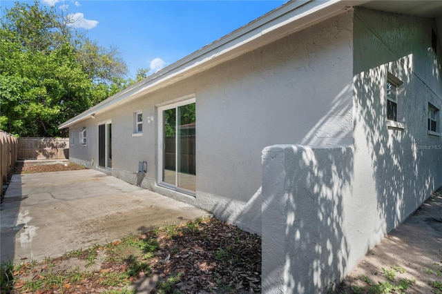 exterior space with a patio