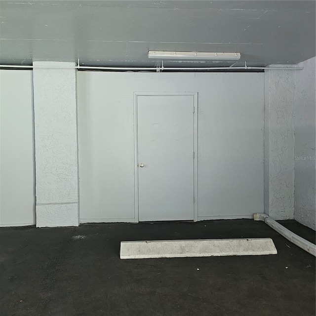 view of basement