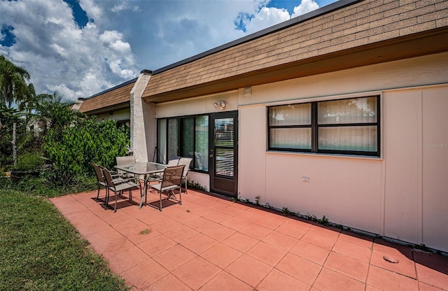 view of patio / terrace with outdoor dining space