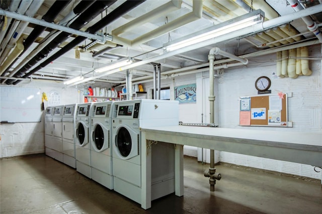 washroom featuring separate washer and dryer