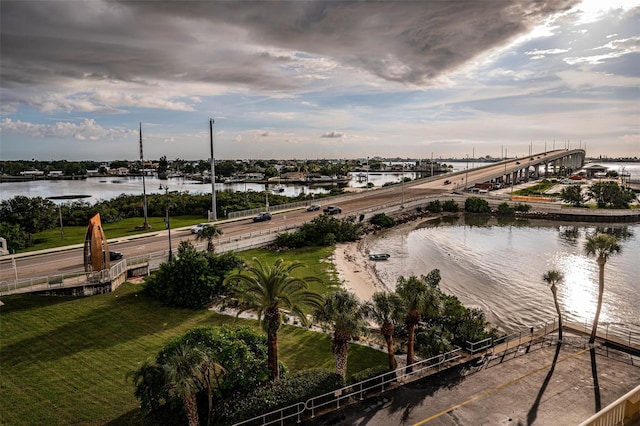 property view of water