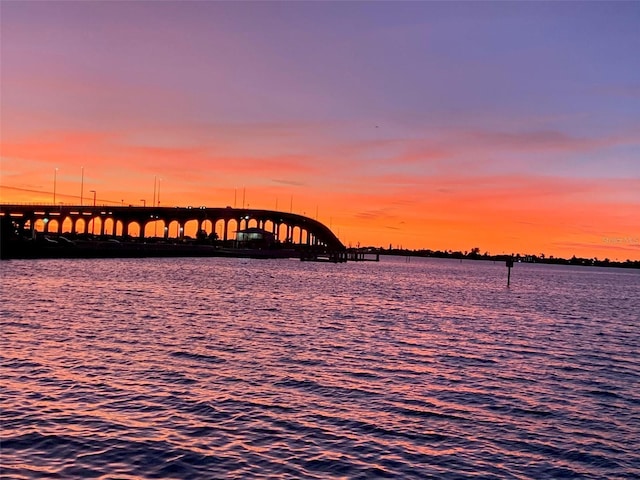 100 Bluff View Dr Unit 405C, Belleair Bluffs, FL 33770 - water view with a notable bridge