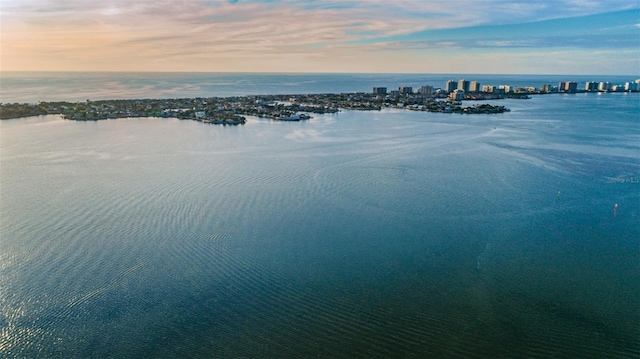 100 Bluff View Dr Unit 405C, Belleair Bluffs, FL 33770 - aerial view at dusk of a water view and a city view