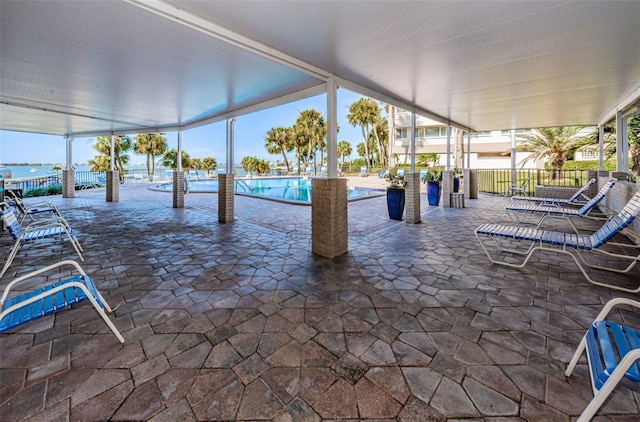 100 Bluff View Dr Unit 405C, Belleair Bluffs, FL 33770 - view of patio / terrace