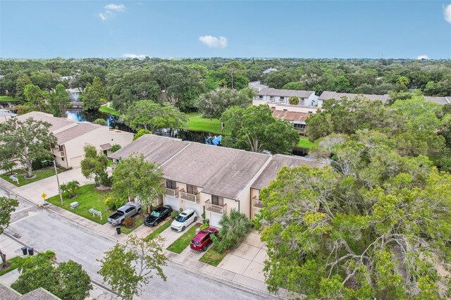 aerial view featuring a residential view