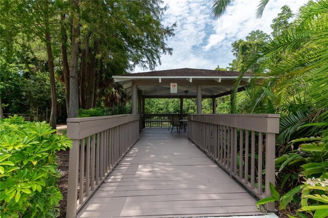 view of home's community featuring a gazebo