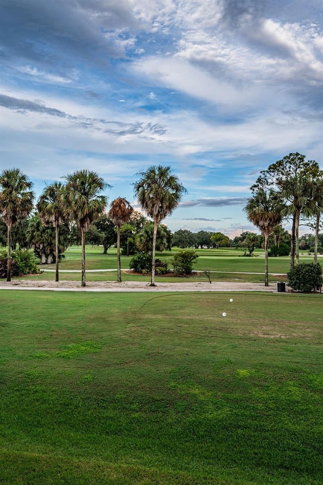 surrounding community with a lawn