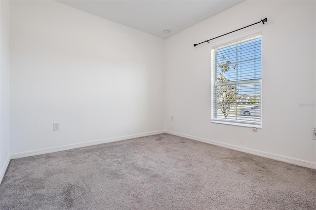 unfurnished room with carpet