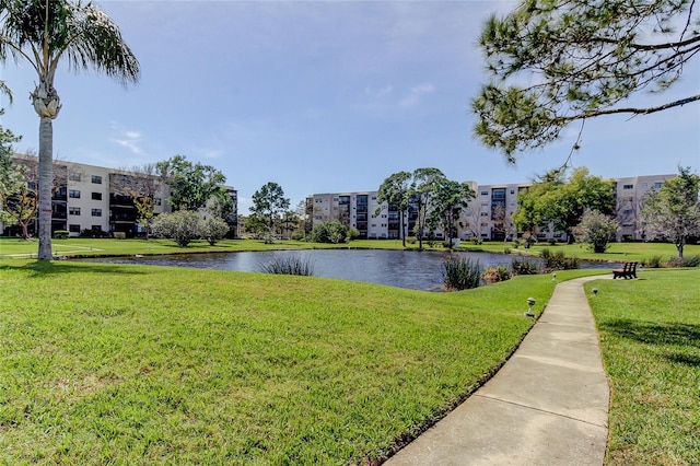 property view of water