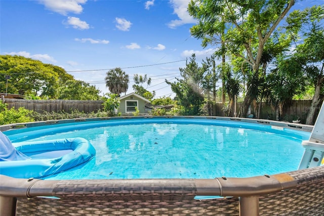 view of pool