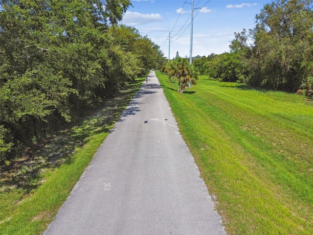 view of road