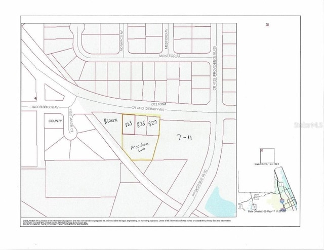 827 Debary Ave, Deltona FL, 32725 land for sale