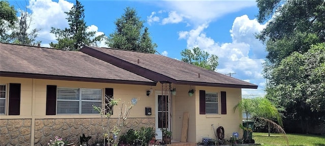 view of bungalow-style home