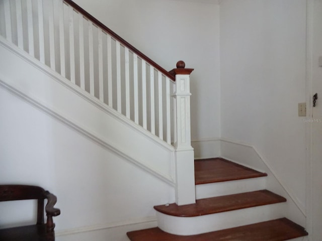 view of stairs