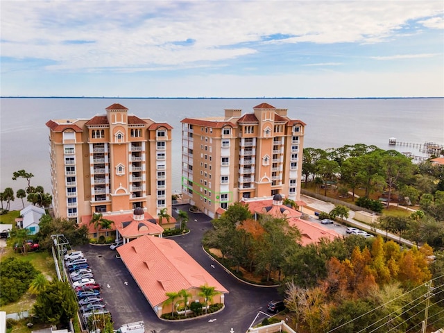 view of property featuring a water view