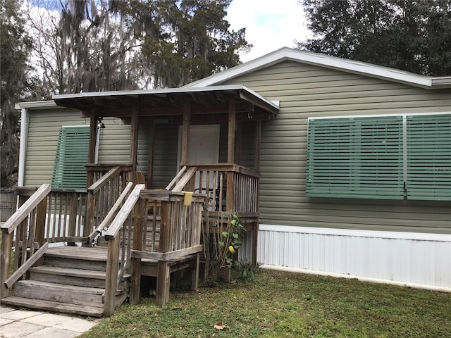 view of front of property