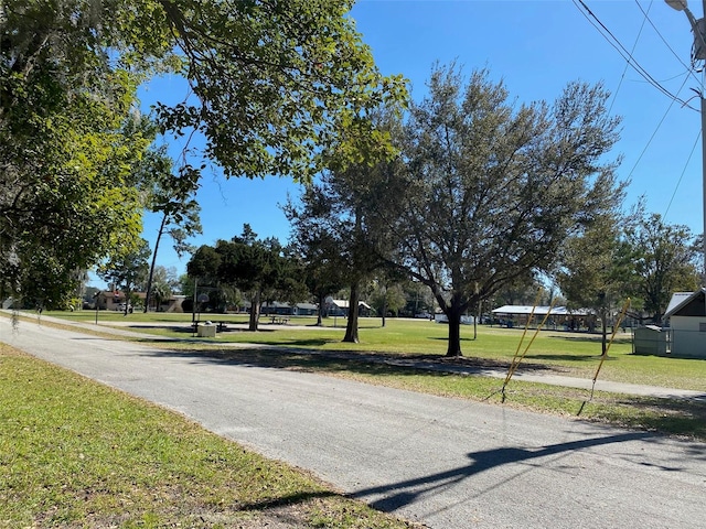 view of road