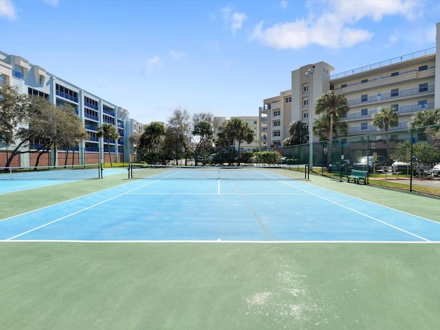 view of sport court