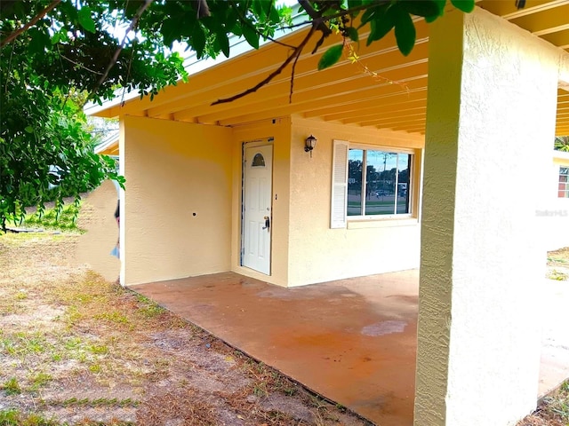 exterior space featuring a patio area