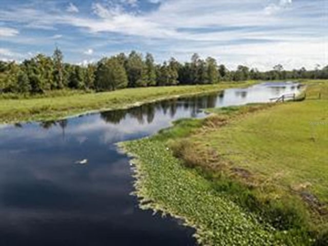 view of property view of water