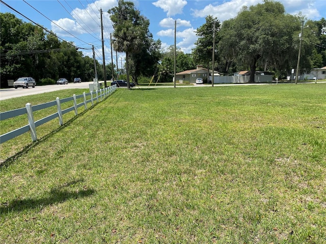 view of yard