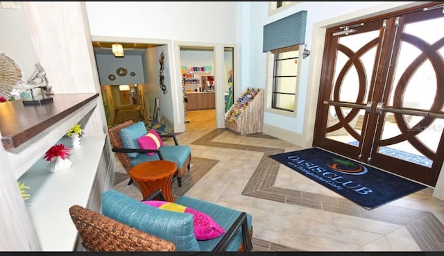505 Ocean Course Ave Unit 505, Davenport, FL 33896 - entrance foyer featuring french doors and tile patterned flooring