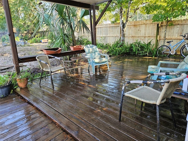 view of deck