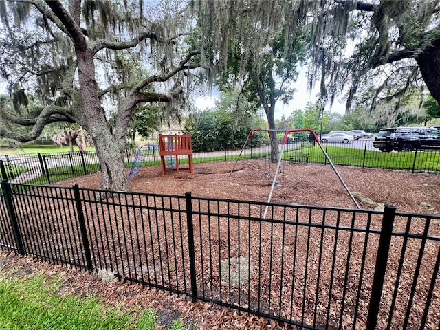 view of play area