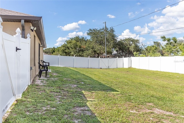 view of yard