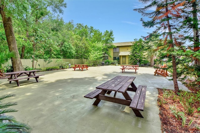 view of home's community featuring a patio