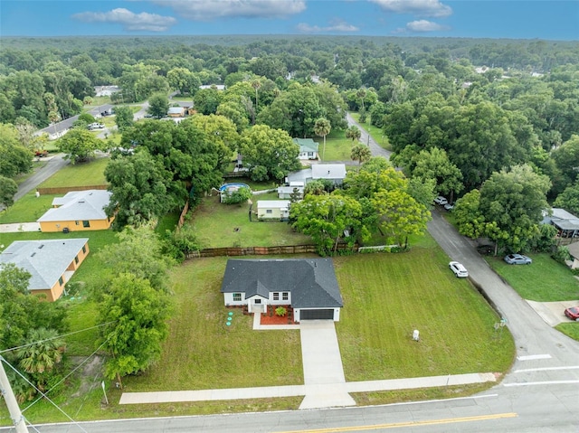 aerial view